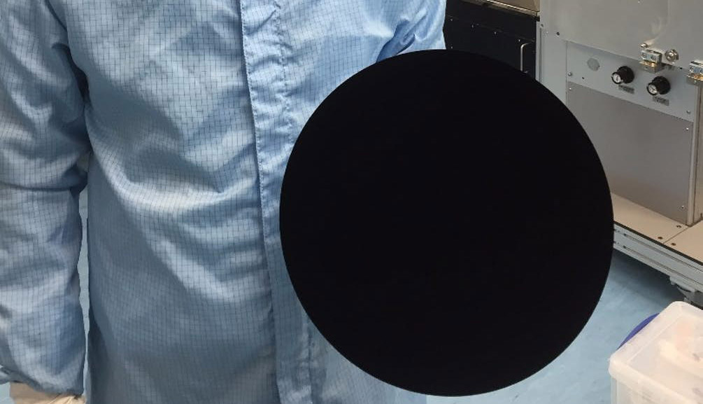 This Huge Sphere Was Coated In Vantablack TechTheLead Technology   Blackest Material Ever 