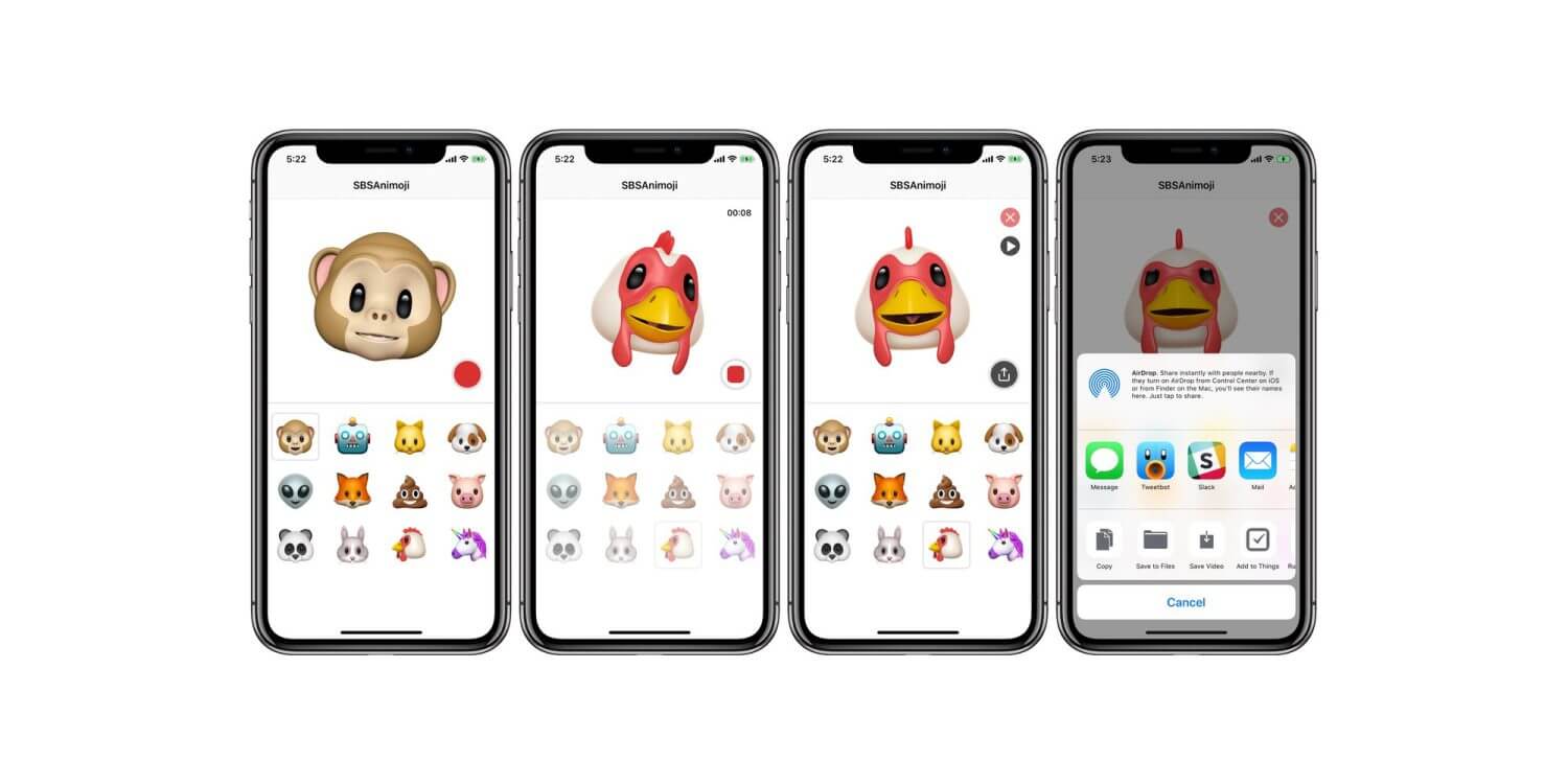 Animoji App Records 60-Second Clips - TechTheLead 