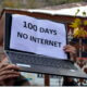 internet shutdowns 100 days no internet