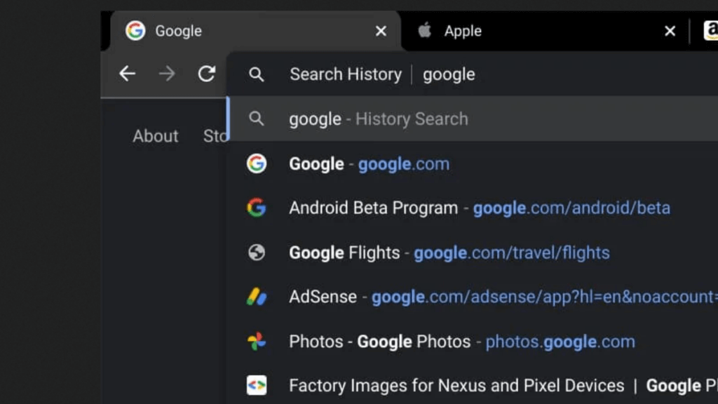 You Can Now Search Your Chrome History and Bookmarks Straight From the