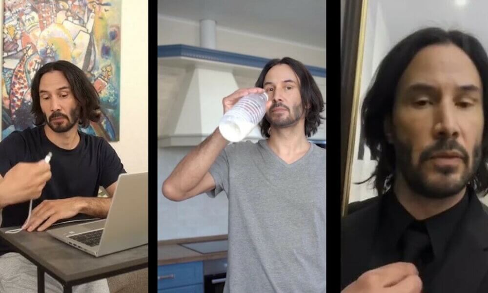 Facepalm: TikTok Users Believe Keanu Reeves AI Deepfake Is Actually The ...