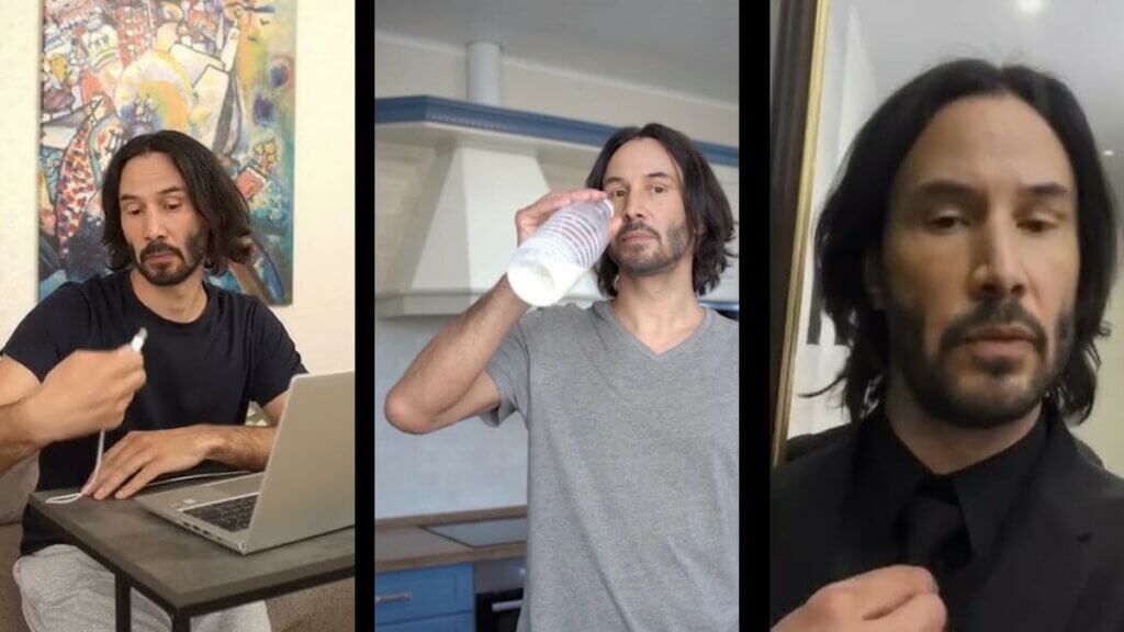 Facepalm Tiktok Users Believe Keanu Reeves Ai Deepfake Is Actually The