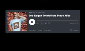joe rogan interviews steve jobs ai podcast