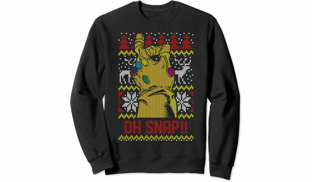 thanos christmas sweatshirt