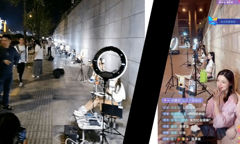 Dystopian Viral Video Shows Dozens of Chinese Streamers Under A Bridge