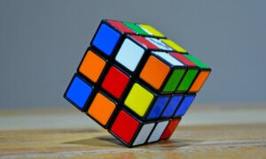 photo of rubik's cube