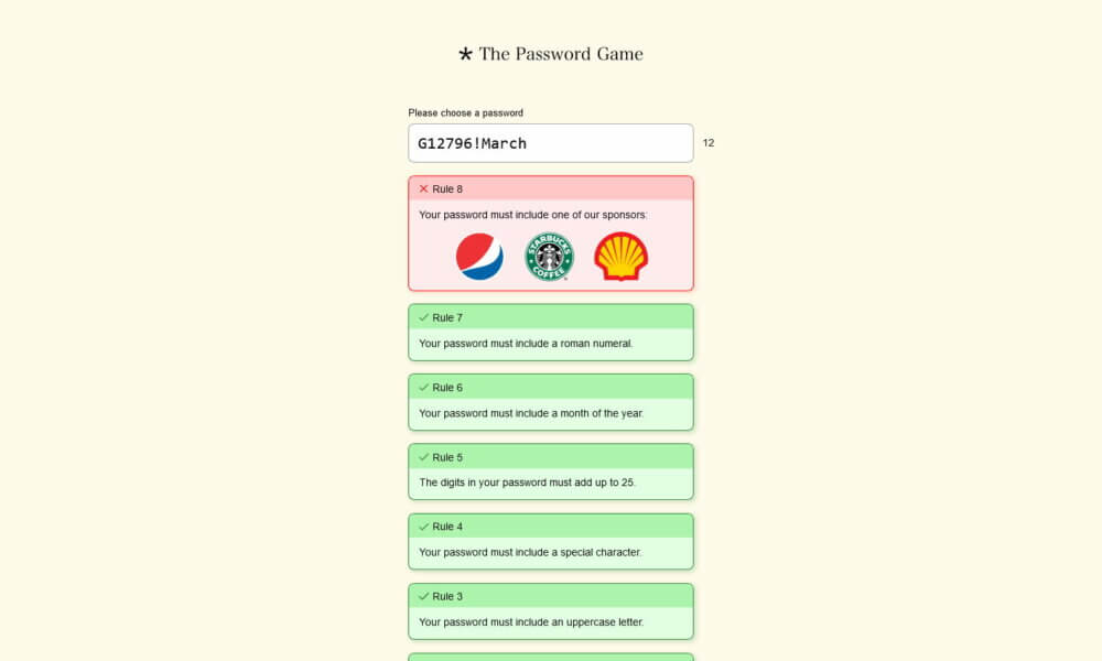 How To Play The Password Game Everyone Is Obsessed With Password 