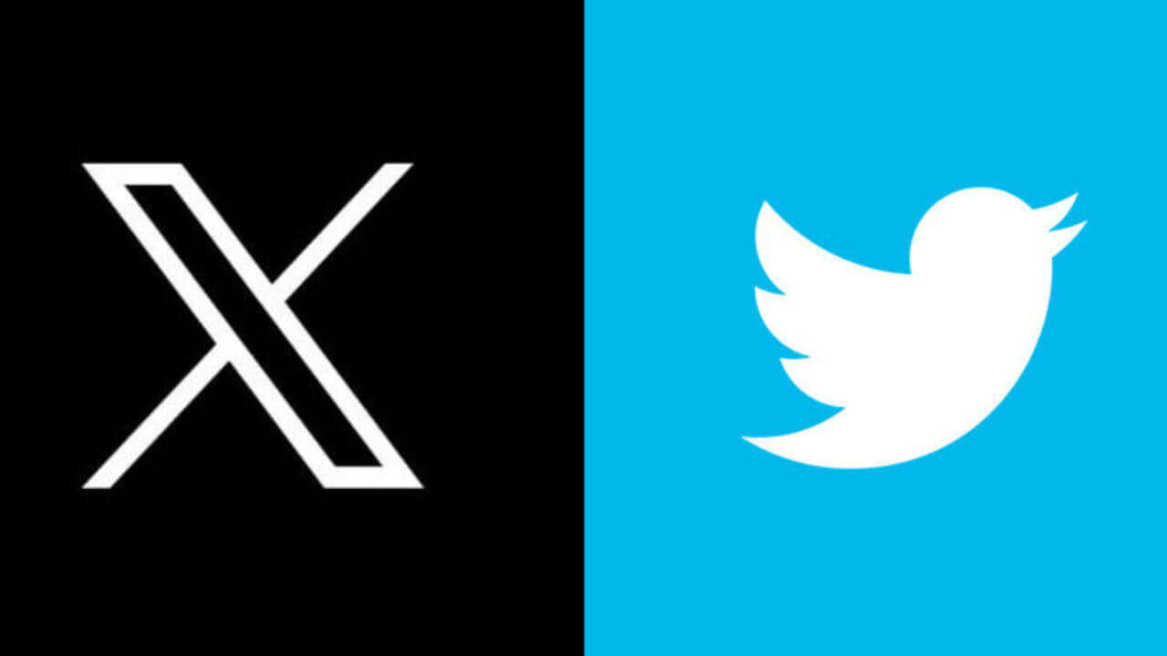 x twitter logos